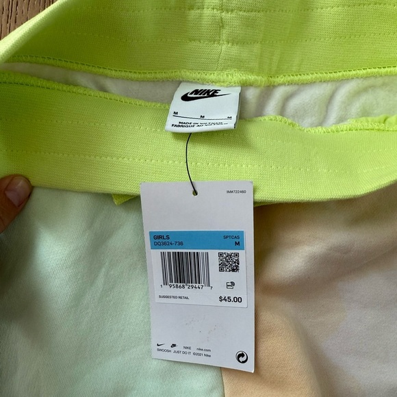 Nike Kids Joggers - Lime and Cream Gradient - Picture 3 of 5